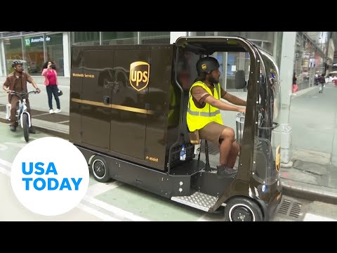 UPS unveils e-bikes for efficient deliveries | USA TODAY