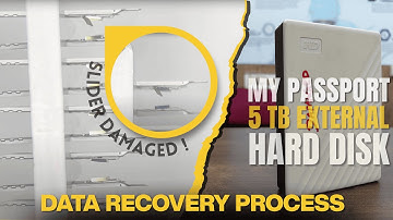 WD My Passport 5TB External Hard Drive | Cleanroom Data Recovery Explained | Heads Replacement