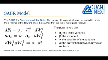 The SABR Model Part I: an Introduction