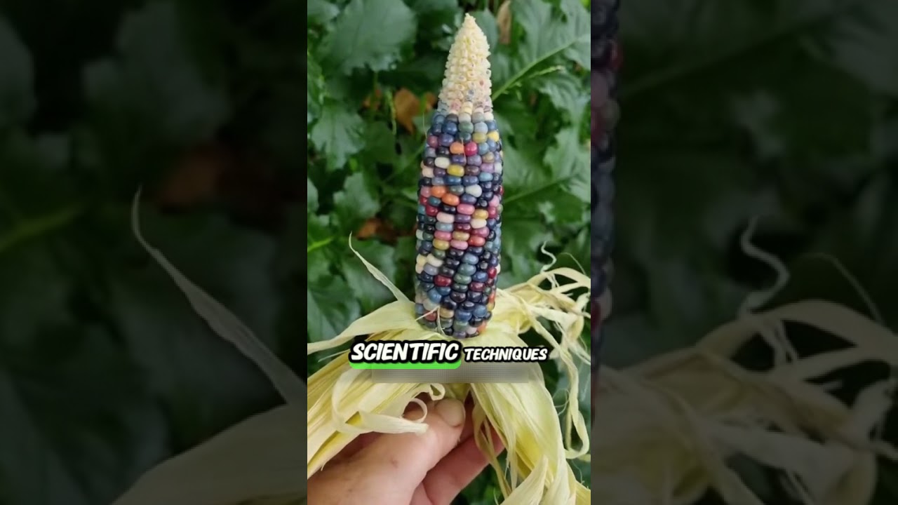 These colorful corns looks so satisfying 