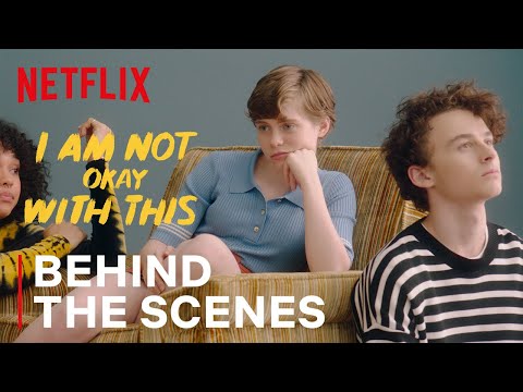 I Am Not Okay With This BTS | Sophia Lillis & Wyatt Oleff Dance To An Awkward Song | Netflix