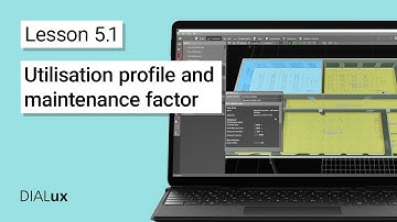 5.1 How to handle the utilisation profile and the maintenance factor correctly in DIALux evo