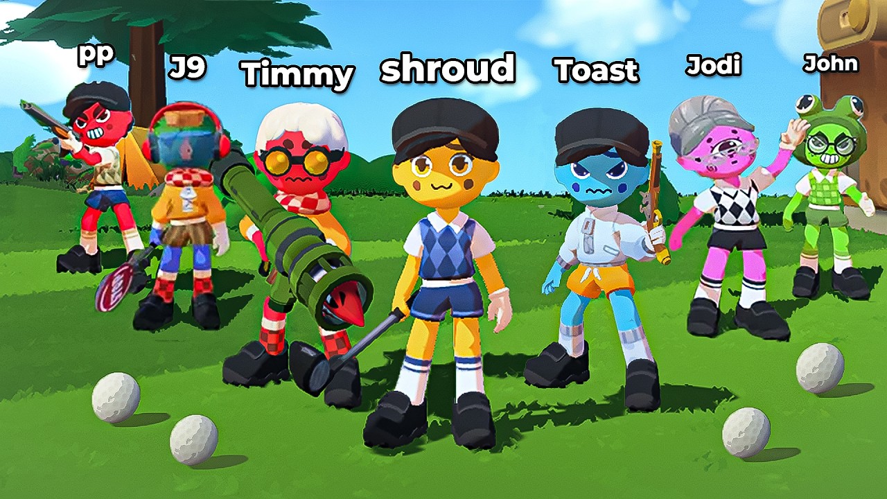 I Invited The BIGGEST Streamers To Play Super Battle Golf...