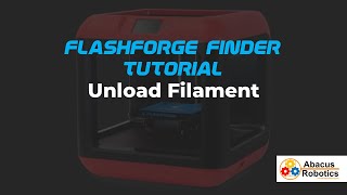 Flashforge Finder 3D Printer Tutorial - Unload Filament screenshot 3