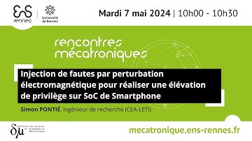 Injection de fautes par perturbation électromagnétique pour réaliser une élévation de privilège...