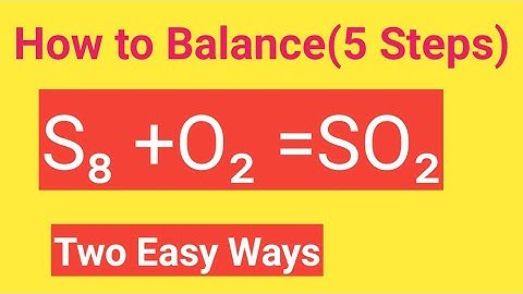 S8 +O2 =SO2 Balanced Equation||Sulfur Reacts with Oxygen to Produce Sulfur dioxide Balanced equation