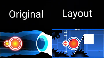 "I SPY WITH MY LITTLE EYE" Original Vs Layout Comparision | Geometry Dash Comparision