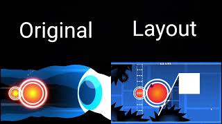 "I SPY WITH MY LITTLE EYE" Original Vs Layout Comparision | Geometry Dash Comparision screenshot 3