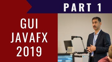 Java GUI tutorial.  JavaFX. (Make your project more user friendly). Part 1