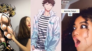 TikTok Girls Falling For Anime Boys Part 2! || TikTok Compilation