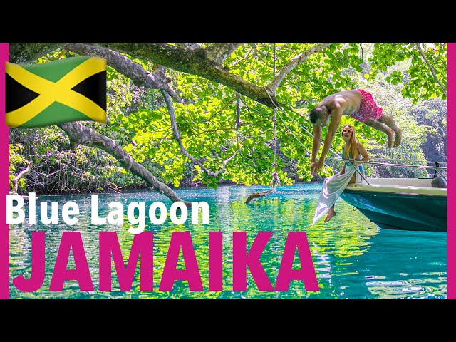 Die Blue Lagoon 💦 in Jamaika  💚💛❤️  ist wunderschön. Kommt jetzt mit uns nach Jamaika, es lohnt sich