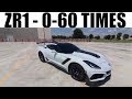 My 2019 Corvette ZR1 0-60 times. | I AM NOT SURPRISED!!