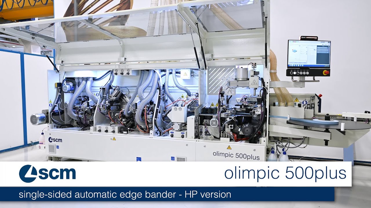 scm olimpic 500plus - single sided automatic edge bander   HP version