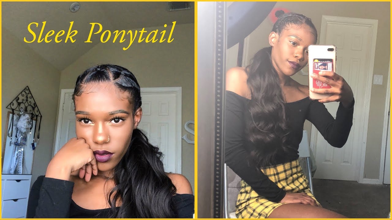 Easy Instagram Baddie Sleek Ponytail Protective Style Natural