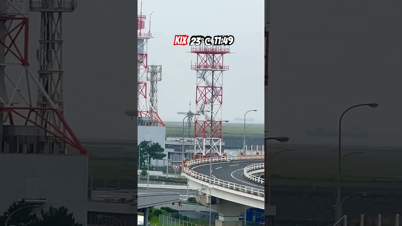 🇰🇷 Jin Air Boeing737-8SH Landing Kansai Int'l Airport 