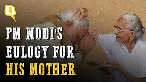 PM Modi Recalls Defining Moments in His Mother