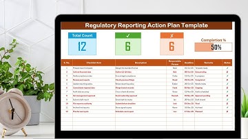 Regulatory Reporting Action Plan Checklist in Excel