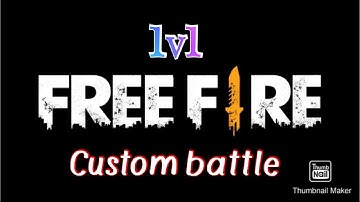 My friend challenge me for 1v1 custom  #freefire #trendingvideo