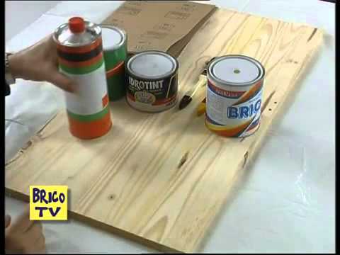 Luca filippi come verniciare il legno.flv youtube Colorare parquet legno
