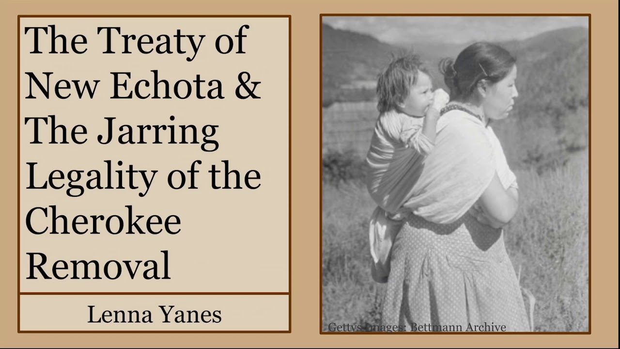The Treaty Of New Echota