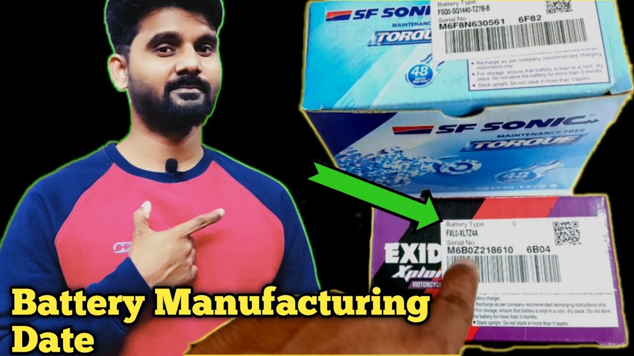 How To Check Exide Battery Manufacturing Date