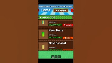 Grow a garden crazy stock💀☠️ #bloxfruits #fyp #shorts #viralvideo