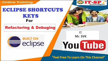 Eclipse Shortcut Key for Refactoring and debuggingTop Keys || by using eclipse 2021 latest version