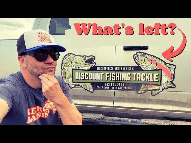 I went back to Denver's Discount Fishing Tackle (surprise finds!) 