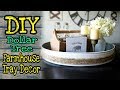 Dollar Tree DIY Farmhouse Decor / DIY Farmhouse tray decor Dollar Tree DIY Farmhouse Decor / DIY Farmhouse tray decor