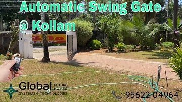 Automatic Swing Gate Motor installed at Ramankulangara, Kollam | Gate Automation |📞9562204963