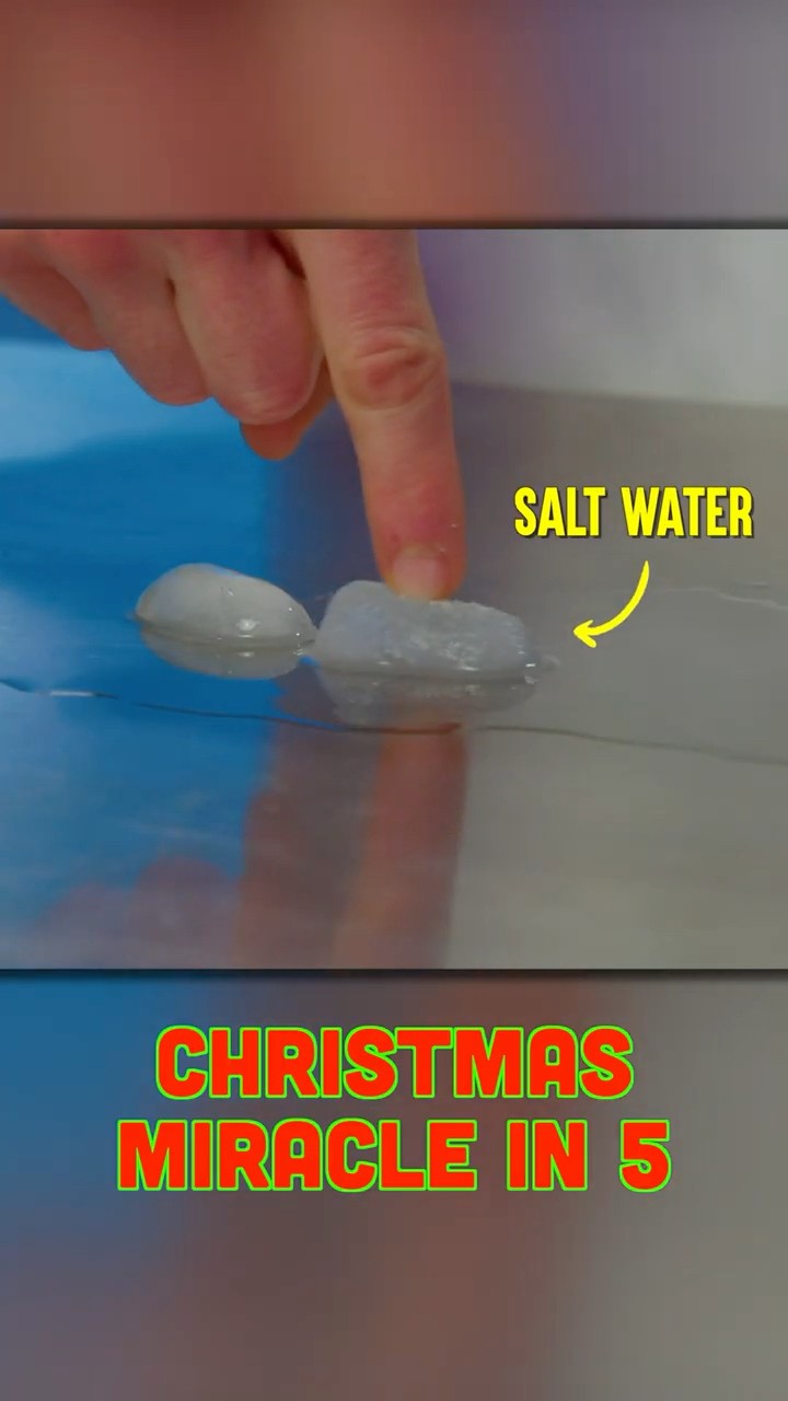 Can @Vat9Team Make An Ice Cube Out Of Salt Water?