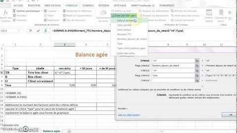 Excel BTS CG Balance agée