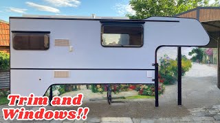 Finishing the exterior of the camper! // Truck Camper Build Ep 18