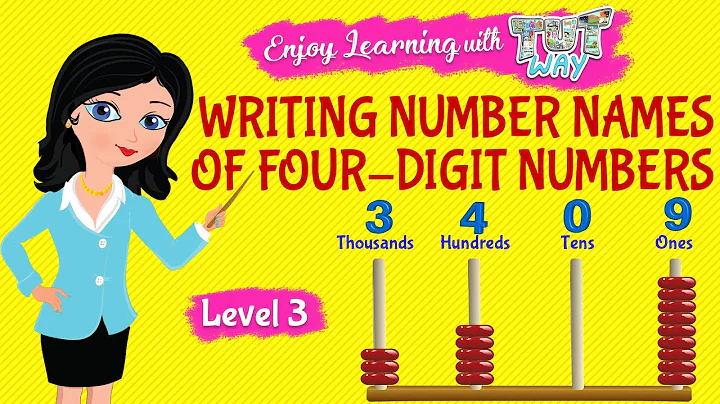 Four Digit Number Writing For Kids | Tutway