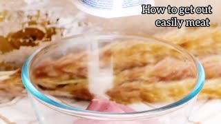 How to get out easily meat \/ meat hacks \/ frozen meat