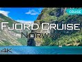 Geirangerfjord Cruise, Hellesylt - Geiranger, Norway 4k