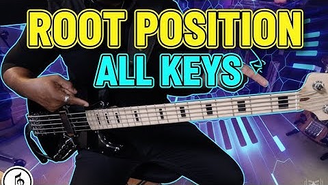 Root Position All Keys 4 and 5 string bass