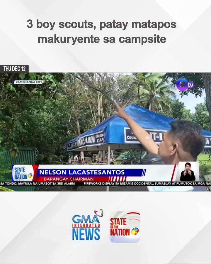 3 boy scouts, patay matapos makuryente sa campsite | SONA