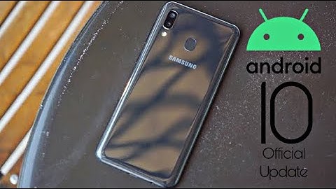Samsung Galaxy A20 Official Android 10 Update