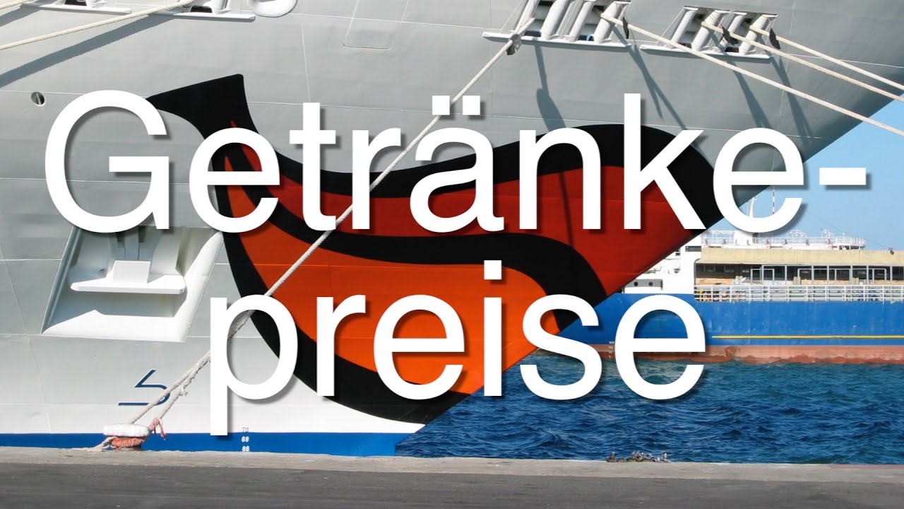 Aida Getränkepreise Aida Guide
