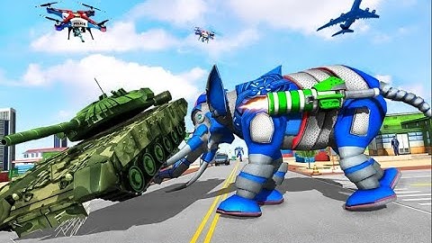 Amazing Police Elephant Robot Part-2 | Rescue City Police Transport Android GamePlay | By Game Crazy