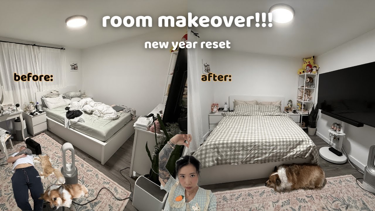 preparing for the new year 2026 | room makeover, ikea, popmart unboxing