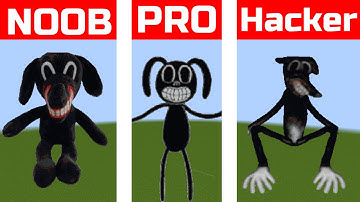 NOOB VS PRO VS HACKER Minecraft Pixel Art Cartoon Dogv
