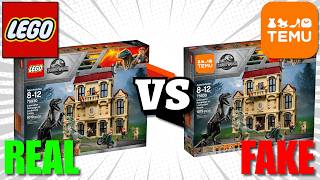 LEGO vs. TEMU | Jurassic World Indoraptor Rampage