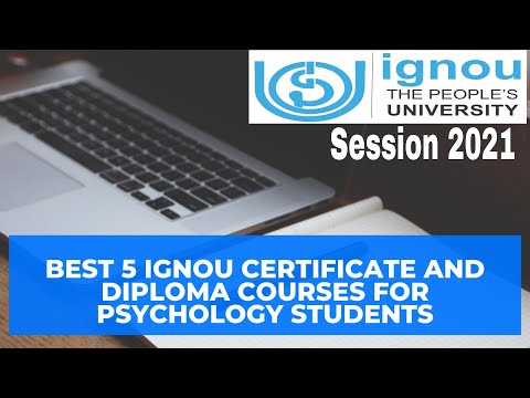 Best IGNOU Certificate And Diploma Courses For Psychology Students.