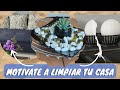 MOTIVATE A LIMPIAR TU SALA Y COMEDOR 💕| TE ENSEÑO COMO ORGANIZO ✨| UN DIA CONMIGO🌸