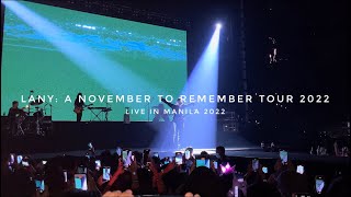 Lany - Congrats A November To Remember Tour 2022 Live In Manila Le Jeat