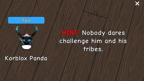 ROBLOX - Find The Pandas [217] - How to get "Korblox Panda"