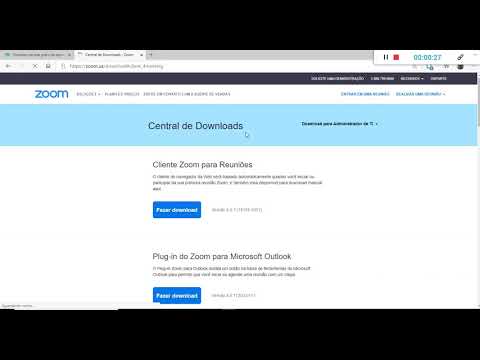 baixar e instalar zoom videoconferência PC