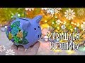 Декор копилки / Монстера и суккуленты / Полимерная глина / DIY